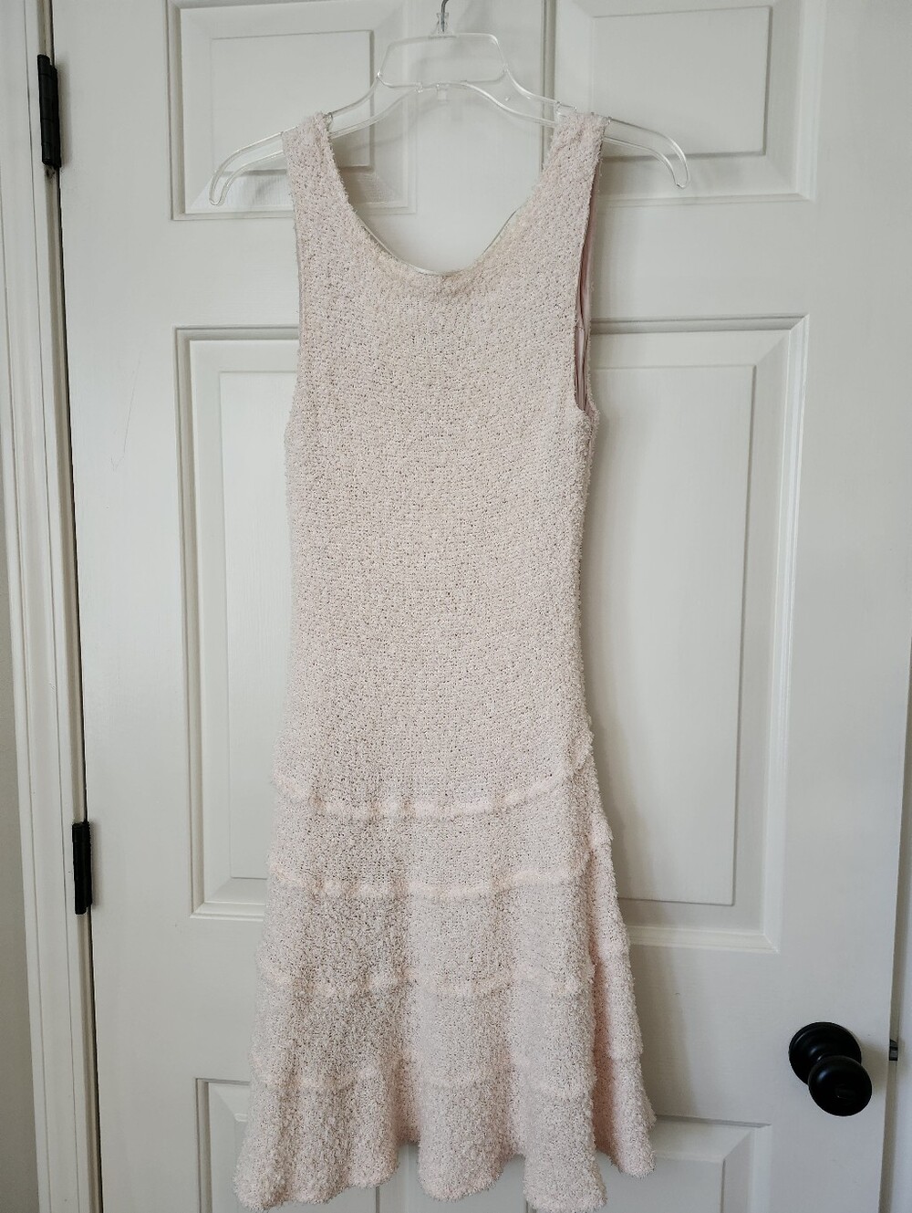 Sleeveless Textured Pink Dress - Bar III Brand